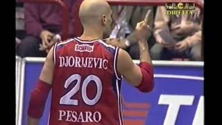 Djordjevic 2004 Scavolini vs Skipper Bo semifCoppa Italia [upl. by Ennovaj]