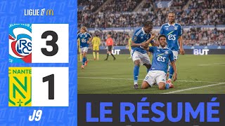 RC Strasbourg Alsace  FC Nantes  31  Le Résumé  Ligue 1 202425 [upl. by Imehon491]