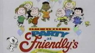 1995 Friendlys Peanuts Commercial [upl. by Helbonia236]