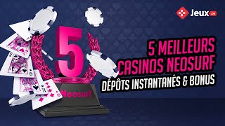 Top5 🔥casinos Neosurf en 2024 🚀  Guide Dépôts et avis [upl. by Haig]