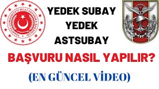 Yedek subayastsubay NASIL başvuru yapılır EDevlet [upl. by Sprague376]