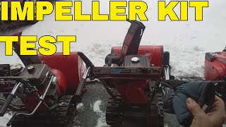 IMPELLER KIT TEST Honda Snowblower [upl. by Odlanar698]