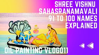 SVS VLOG011 Meaning of VISHNUs Saharasranamavali Names 91100 Explored [upl. by Munsey51]