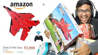 I BOUGHT COOLEST RC PLANE RC CARS AND RC ROBOT [upl. by Notlimah689]