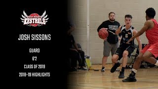 Josh Sissons Class of 2019 201819 Season Highlights [upl. by Anul670]