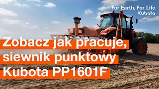 Pneumatyczny siewnik punktowy Kubota PP1601F z równolegle składaną ramą hydrauliczną [upl. by Freiman]