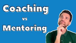 Coaching vs Mentoring  Coaching Tips for Managers [upl. by Aicinod]