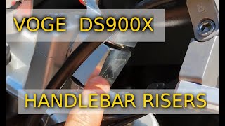 Voge DS900X handlebar risers [upl. by Nikoletta254]