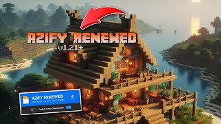 Best shader for MCPE 121  LowEnd Shader Azify Renewed  No Lag 100 Working In MCPE 121 [upl. by Salim]