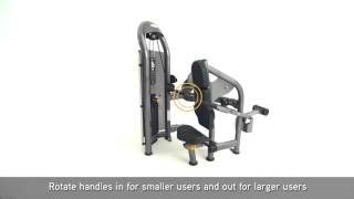 Matrix Fitness Aura Seated Triceps Press Setup amp Movements xjpc2tX5aXs [upl. by O'Dell481]