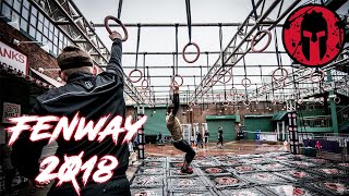 Spartan Race Stadium Sprint Fenway 2018 All Obstacles [upl. by Hiroko952]