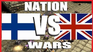 Finland Vs UK Nation Wars  Beyond All Reason [upl. by Ferdinana640]