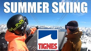 SUMMER GLACIER SKIING IN TIGNES 2019  TIGNES VLOG S3 E24 [upl. by Satsok]