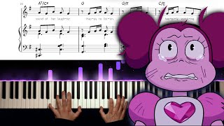 Drift Away  Steven Universe The Movie  Piano Sheet Music [upl. by Dabney]