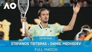 Stefanos Tsitsipas v Daniil Medvedev Full Match SF  Australian Open 2022 [upl. by Abraham]