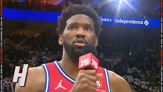 Joel Embiid Addressed Sixers Fans about Ben Simmons quotBen is Still our Brotherquot [upl. by Suaeddaht]