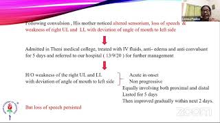 Postgraduate Clinics No 1  Hemiplegia  Prof Leema Pauline Dr Balasubramanian Dr Rajkumar [upl. by Klement]