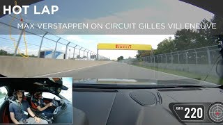 Max Verstappen Montreal Hot Lap  Drivingca [upl. by Joycelin]