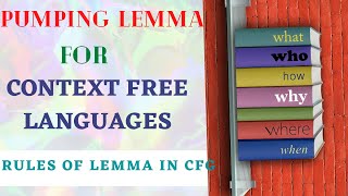 Pumping Lemma For Context Free Languages CFG Rules of Lemma for CFG FLATTOCLearning Wavesamp Ways [upl. by Benedict]