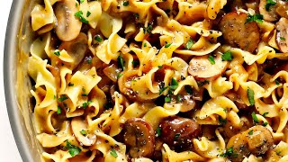 Mushroom Stroganoff Vegetarian [upl. by Rivkah]