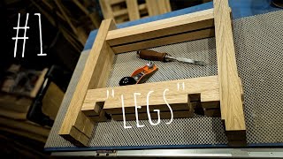 My first project more difficult than a cutting board Part 1 TV stand [upl. by Kcirednek]