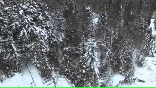 Parc national du Mont Tremblant  Chuteauxrats en hiver [upl. by Lucania]