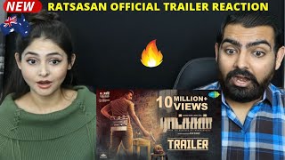 Ratsasan Official Trailer Reaction  Vishnu Vishal  Amala Paul  Ghibran  Ramkumar  ராட்சசன் [upl. by Atilehs]