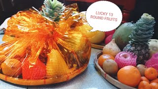 13 ROUND FRUITS IN A BASKET FOR NEW YEAR [upl. by Ellehsar43]