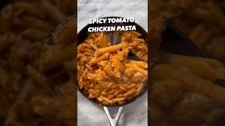 MacroFriendly High Protein Spicy Tomato Chicken Pasta shorts [upl. by Pickard425]