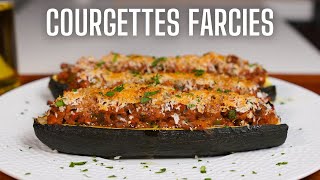 COURGETTES FARCIES ET GRATINÉES AU PARMESAN  LA RECETTE DE LÉTÉ [upl. by Rubina120]