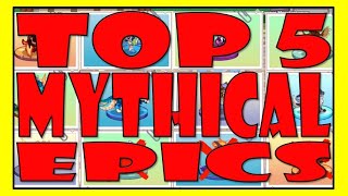 TOP 5 MYTHICAL EPICS in 2023 in Prodigy Math [upl. by Aaren]