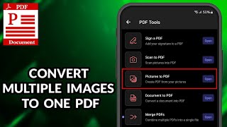 How To Make PDF Of Photos In Mobile [upl. by Tzong]