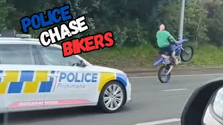 BIKERS VS COPS Motorcycle Police Chase 49 [upl. by Mina]