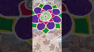 simplerangoli muggulu shortshowto rangoli karthikamasam [upl. by Nalo]