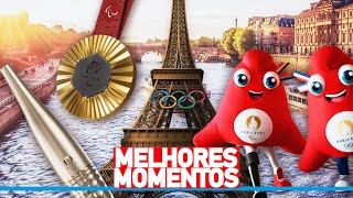 CERIMÔNIA DE ABERTURA JOGOS OLÍMPICOS Olympics™ Go Paris 2024 [upl. by Hayidah]