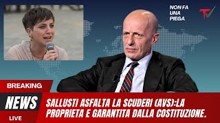 Il duroquotasfaltoquotdi Sallusti alla Scuderi di AVSOkkupazione e reatoStop [upl. by Tempest488]