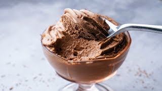 Only 2 Ingredient Chocolate Mousse Recipe Just In 15 Minutes [upl. by Addiego390]