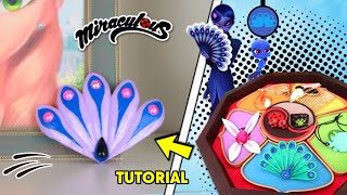 DIY The new Miraculous Ladybug  How to make activate Peacock brooch of MAYURA Miraculous DIY [upl. by Wiburg]