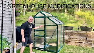 Polycarbonate Greenhouse Modifications [upl. by Nebur]