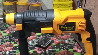 hammer drill machine unboxing Prithvi premium PPR 28 20mm [upl. by Caldwell]