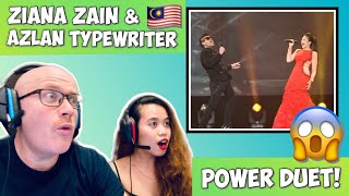 ZIANA ZAIN FEAT AZLAN TYPEWRITER  ANGGAPANMU amp LAGU UNTUKMU  REACTION🇲🇾😍 [upl. by Jasen]