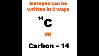 Isotopes Explained in detailchemistryatomic structure [upl. by Aretak]