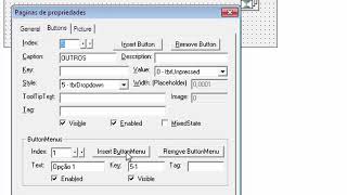 Menu em Formulário Excel VBA  Procedimento de Execução dos Botões [upl. by Ahsinyd369]