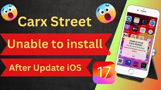 How to Fix iosgods Unable to install Carx Street  Unable to install Carx Street iosgods iOS 17 [upl. by Etnuad]