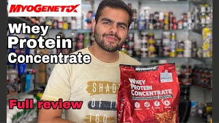 Myogenetix Whey Protein Concentrate  Full Review  High Quality Protein [upl. by Hcirteid297]