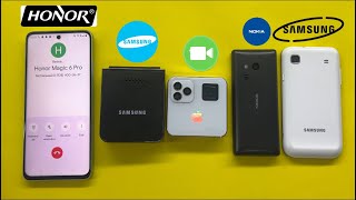 Honor Magic 6 Pro calling Samsung Galaxy S1 Plus OLD Nokia i16 Pro Samsung Flilo 4 [upl. by Euginomod778]