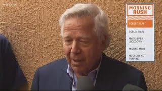 Patriots owner Robert Kraft charged with soliciting prostitution in Florida [upl. by Demy]