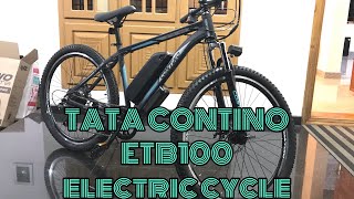 TATA CONTINO ETB100 electric cycle walk around TATA STRYDERTATA ELECTRIC BIKE [upl. by Ireva]