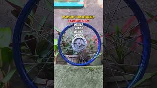 Spokes size For Honda waveXRMRS125 rimset motorcycle xrm125 rs125 wave100 wave125i [upl. by Negiam]