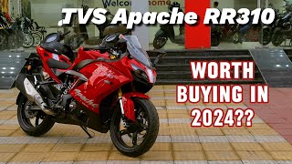 All New Tvs Apache RR310 🚀2024 Detailed Review  Price Drop❓️💸Updates Features 2024 review [upl. by Phene823]